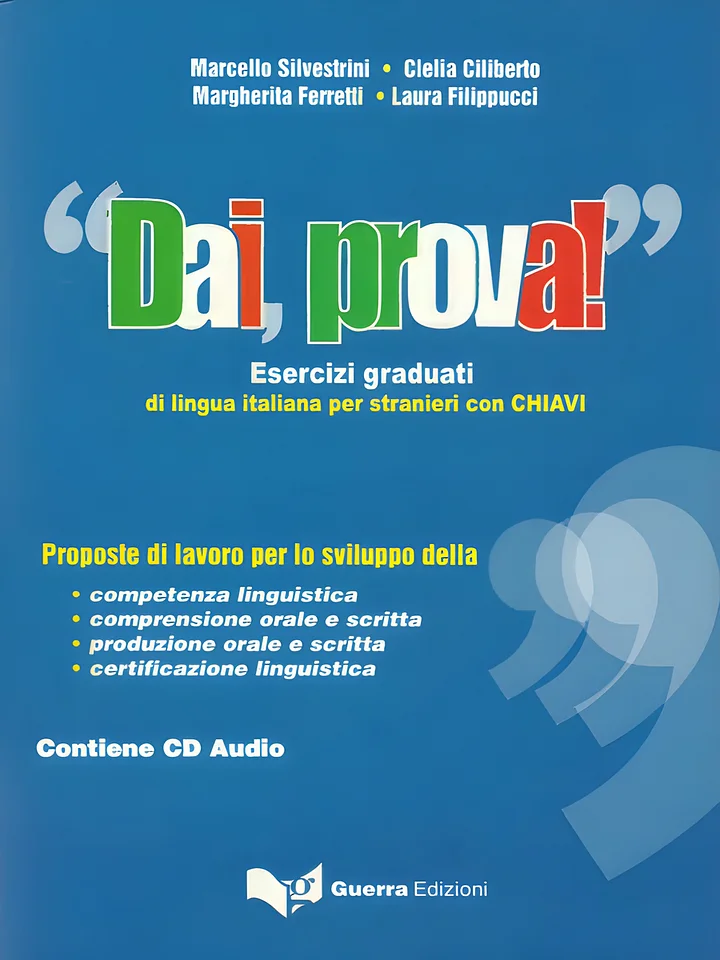 Dai, prova! Esercizi graduati di lingua italiana per stranieri con chiavi product image (1)