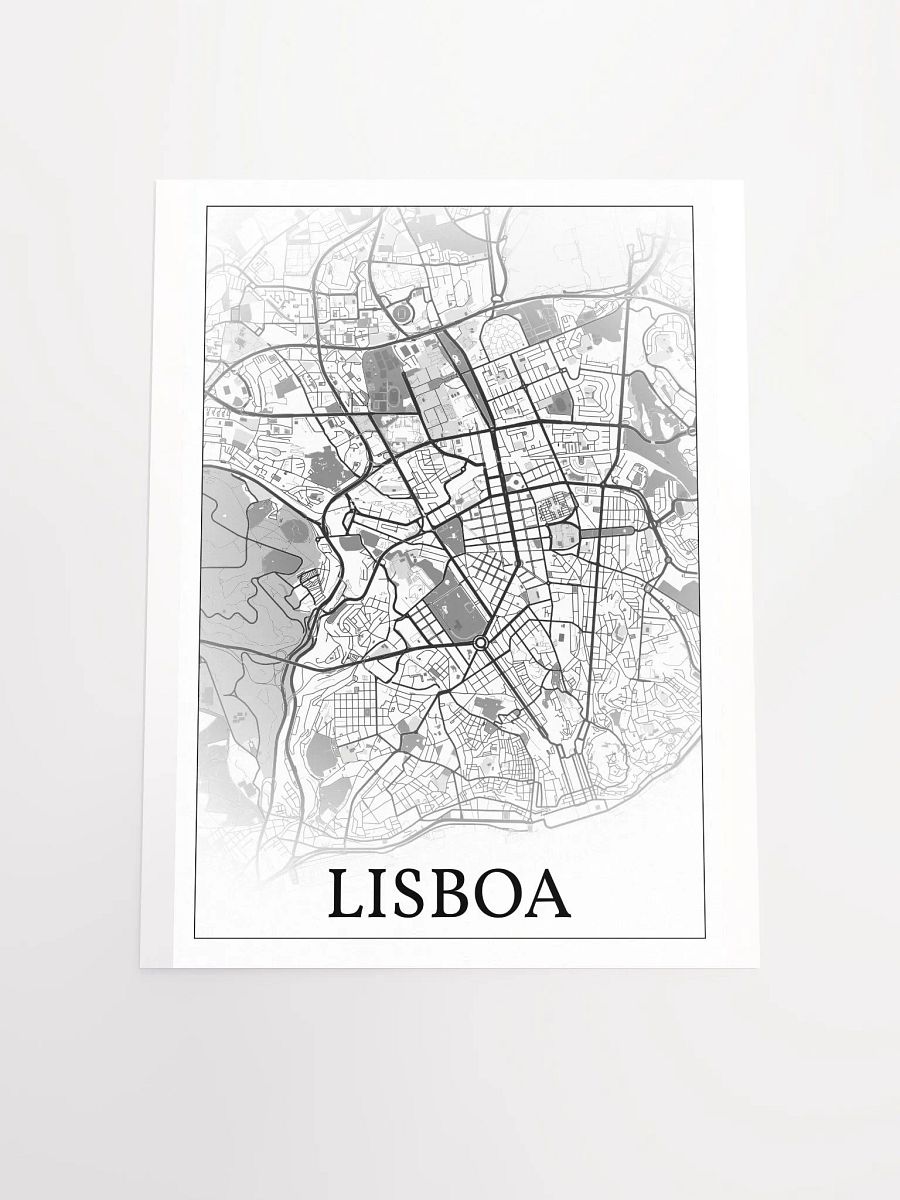 Lisboa, Portugal, city map print product image (18)