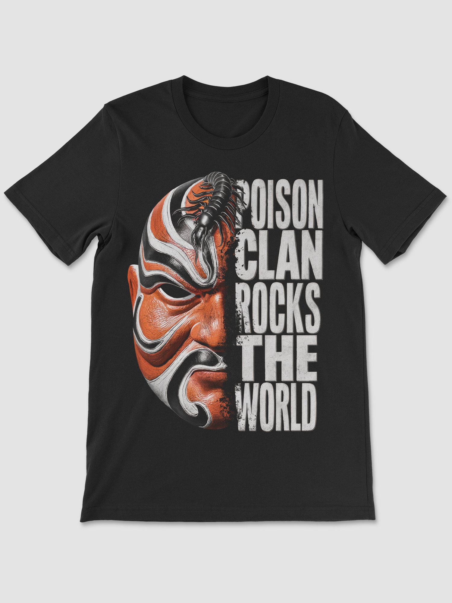 Five Deadly Venoms & Centipede Mask T-shirt product image (1)