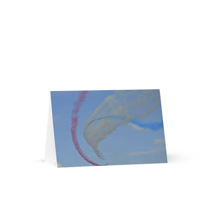 Red Arrows Twisting (Greeting Card) product image (1)
