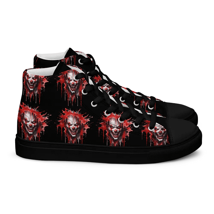 Sinister Clown Scream Men's High Tops product image (2)
