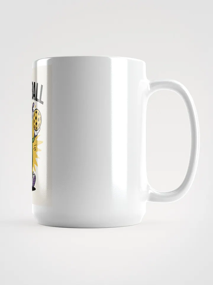 "Pickleball Power" Funny Cartoon Pickle Mug product image (1)
