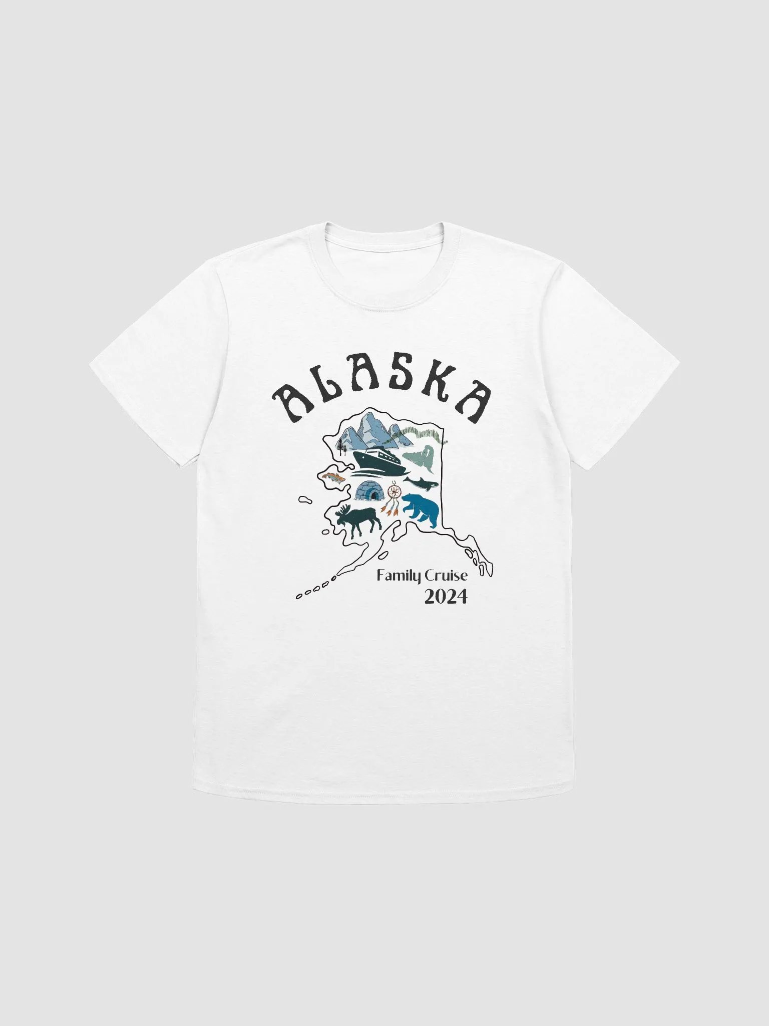 Alaska Cruise Family Adult Matching T-Shirts product image (2)