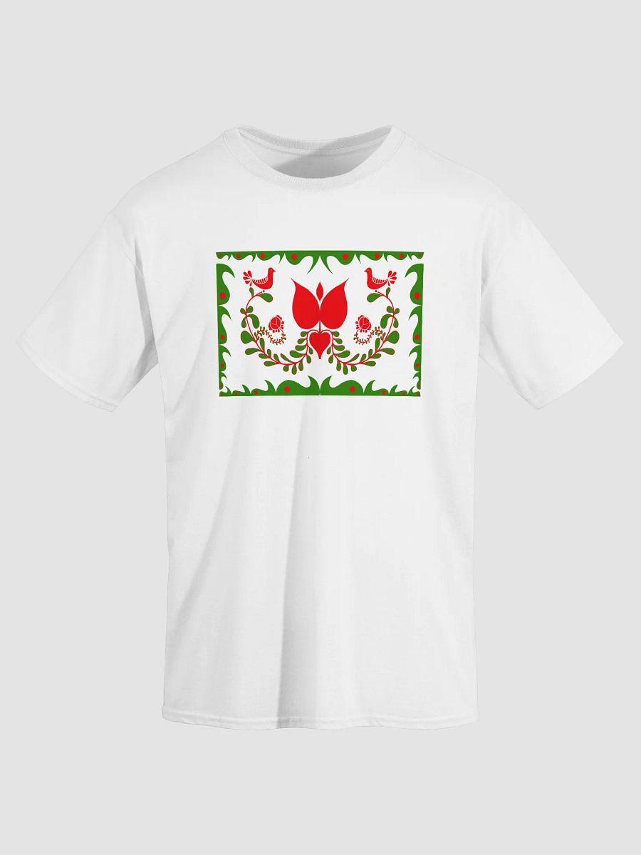 Traditional Hungarian Folk Art Floral T-Shirt product image (3)
