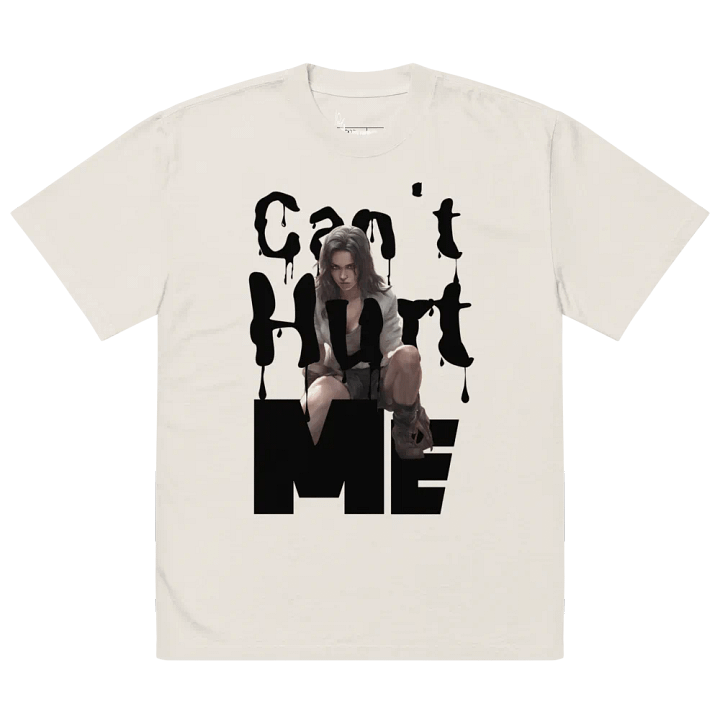 Can't hurt me oversized faded T-shirt product image (2)