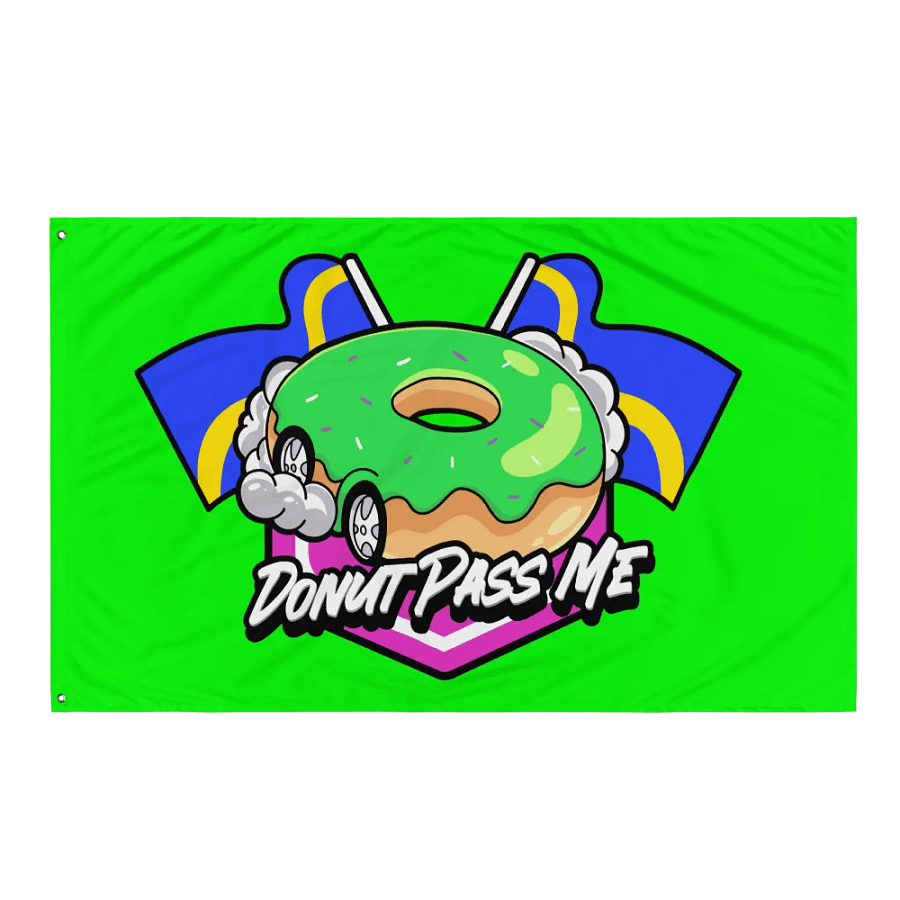Donut Pass Me Flag product image (3)