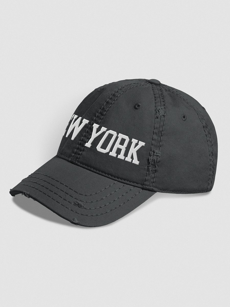 New York Distressed Dad Hat product image (4)