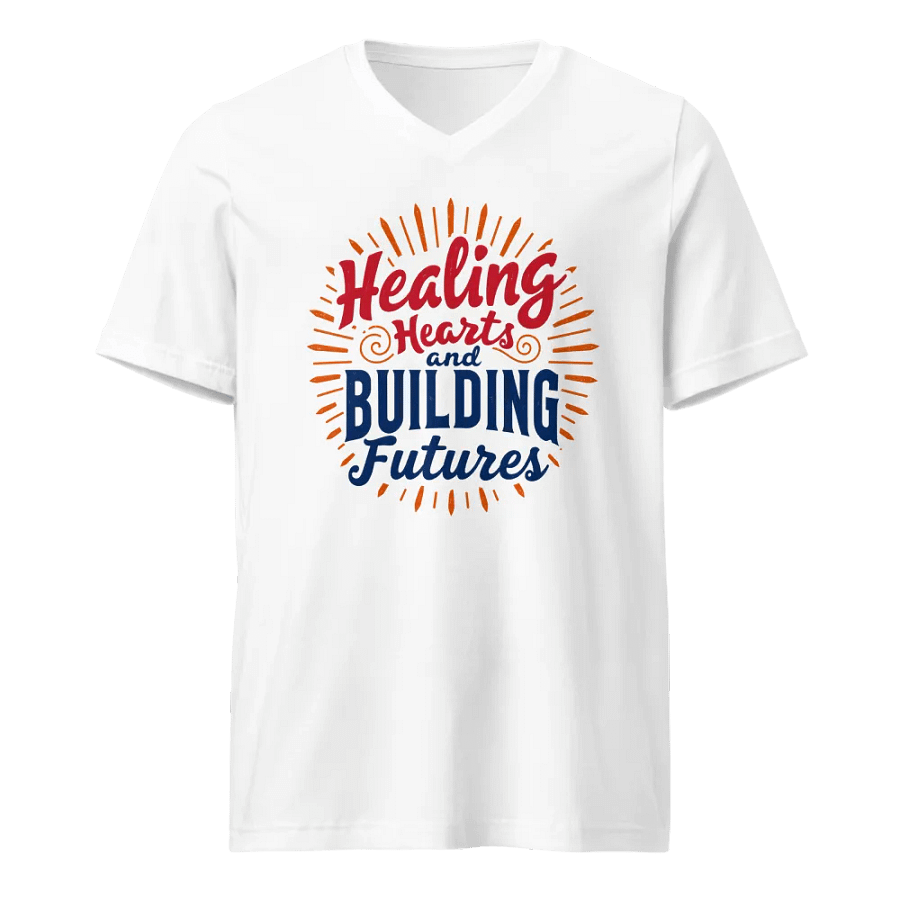 Healing Hearts and Building Futures V-Neck Tee product image (5)