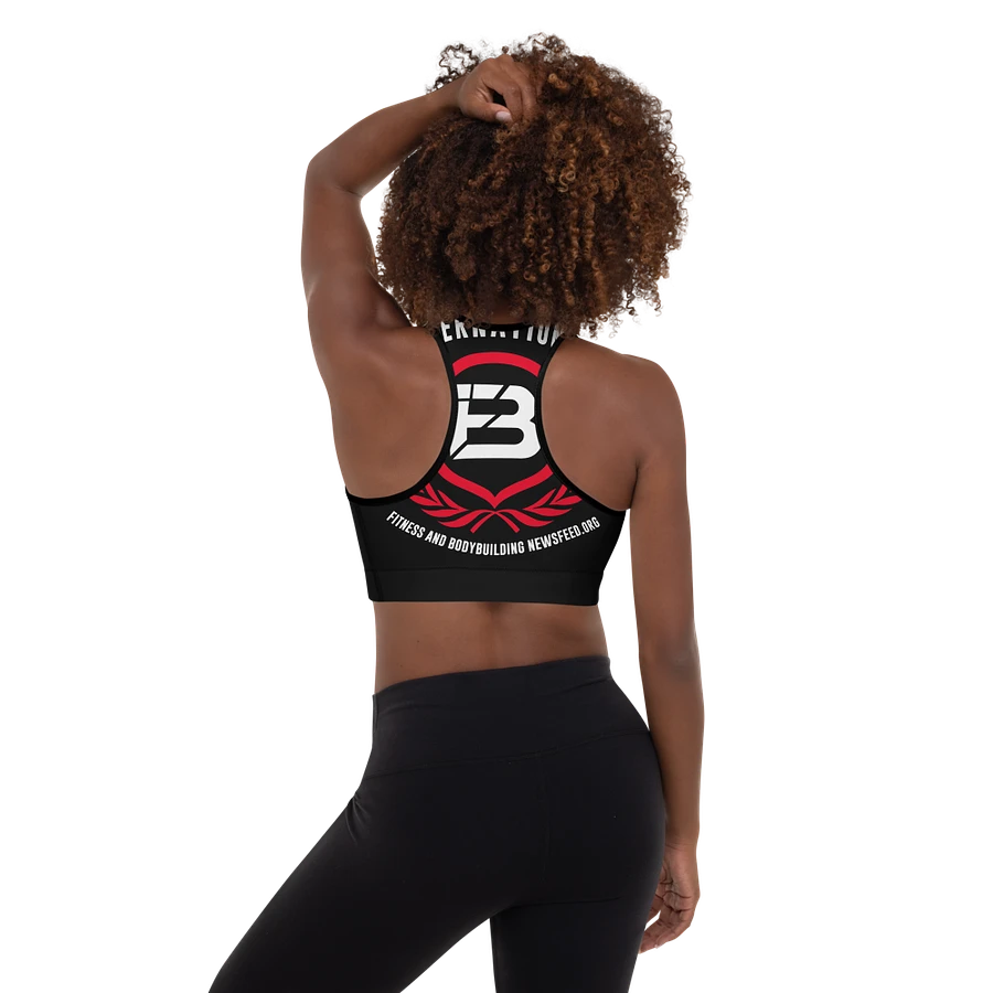 IFBNewsfeed.Org's All-Over Print Padded Sports Bra product image (1)
