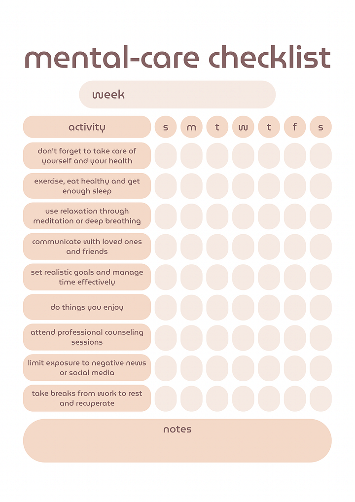 Mental health checklist product image (1)