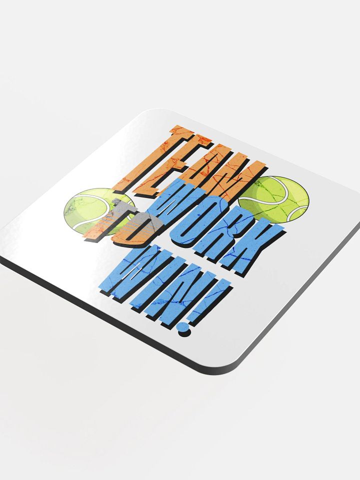 Team Work To Win Tennis Dynamic Coaster Set product image (1)