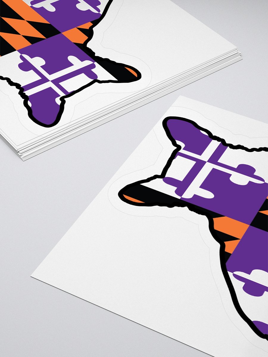 Maryland Flag Corgi (Sports) Sticker product image (8)