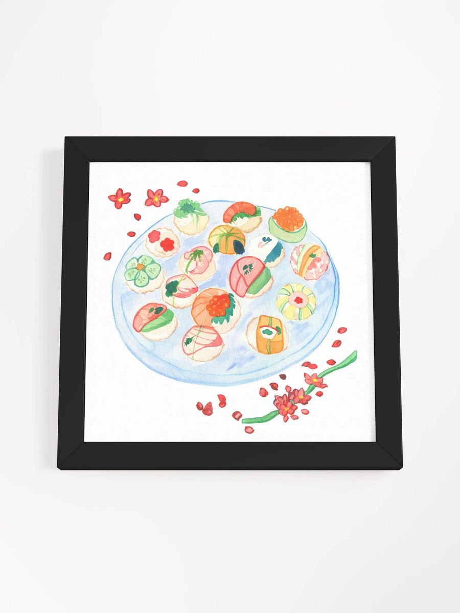 Cherry Sushi Framed Print product image (22)