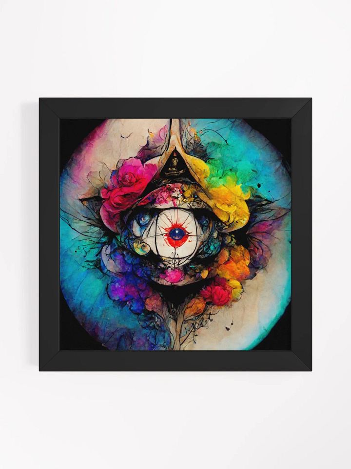 Vibrant Ayous Wood Framed Matte Poster product image (1)