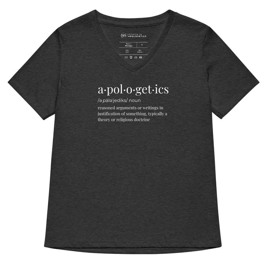 Apologetics Definition Women's V-Neck T-Shirt product image (5)
