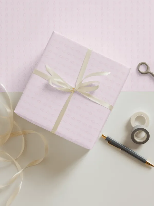 Plush Pink Blue & Yellow Gift Wrap (Set of 3) product image (1)