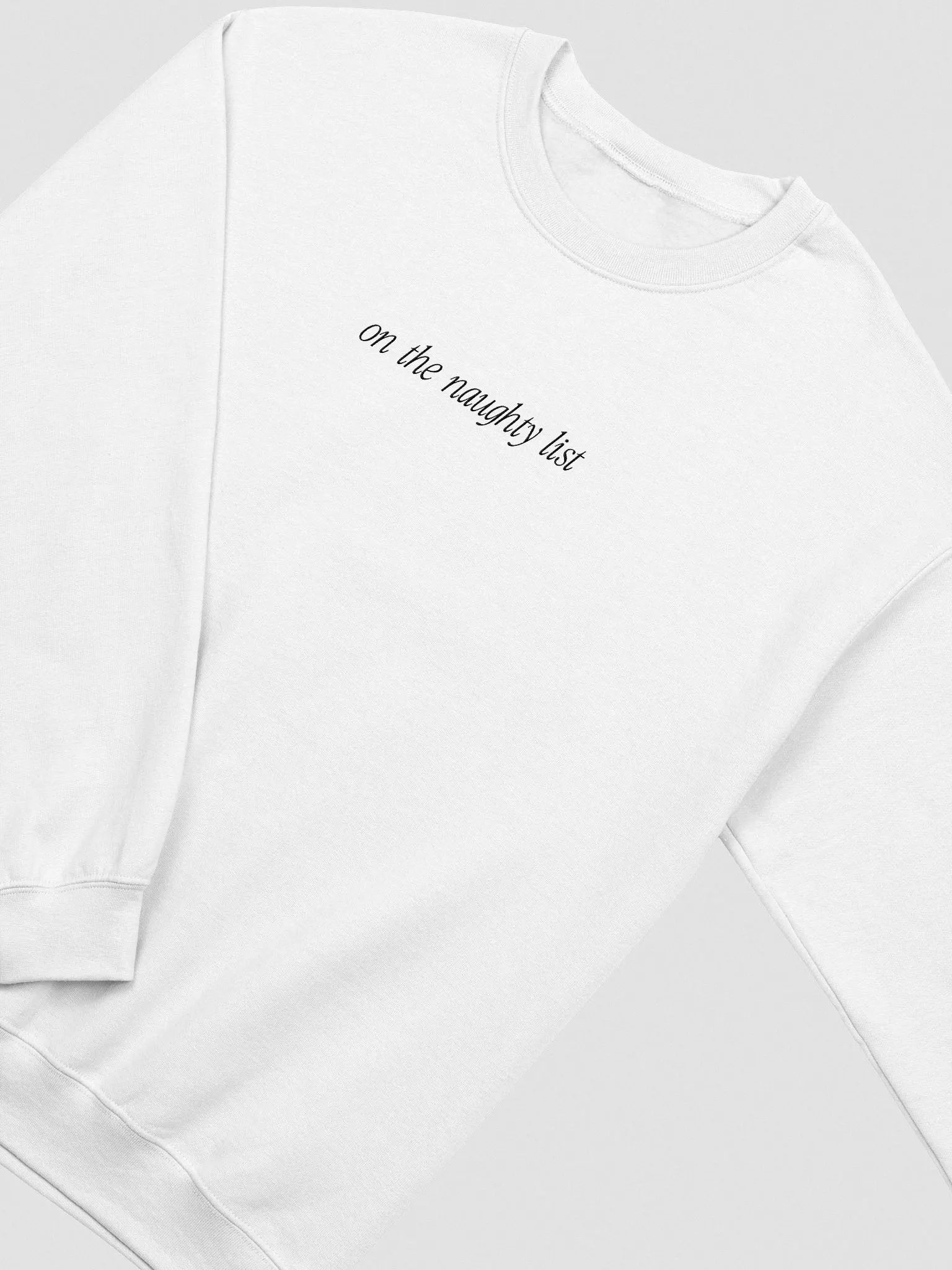 On The Naughty List Embroidered Sweatshirt product image (6)