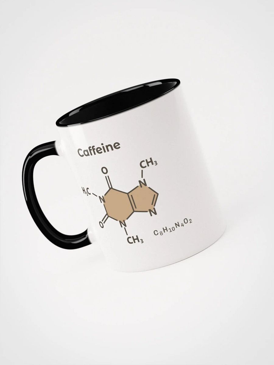 Caffeine Chemical Structure - Ceramic Mug Black Interior product image (6)