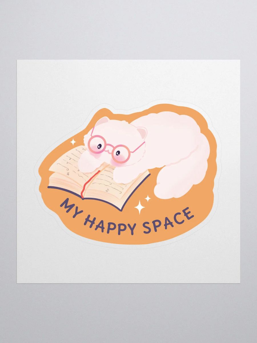 My Happy Space Reading Vinyl Stickers product image (1)