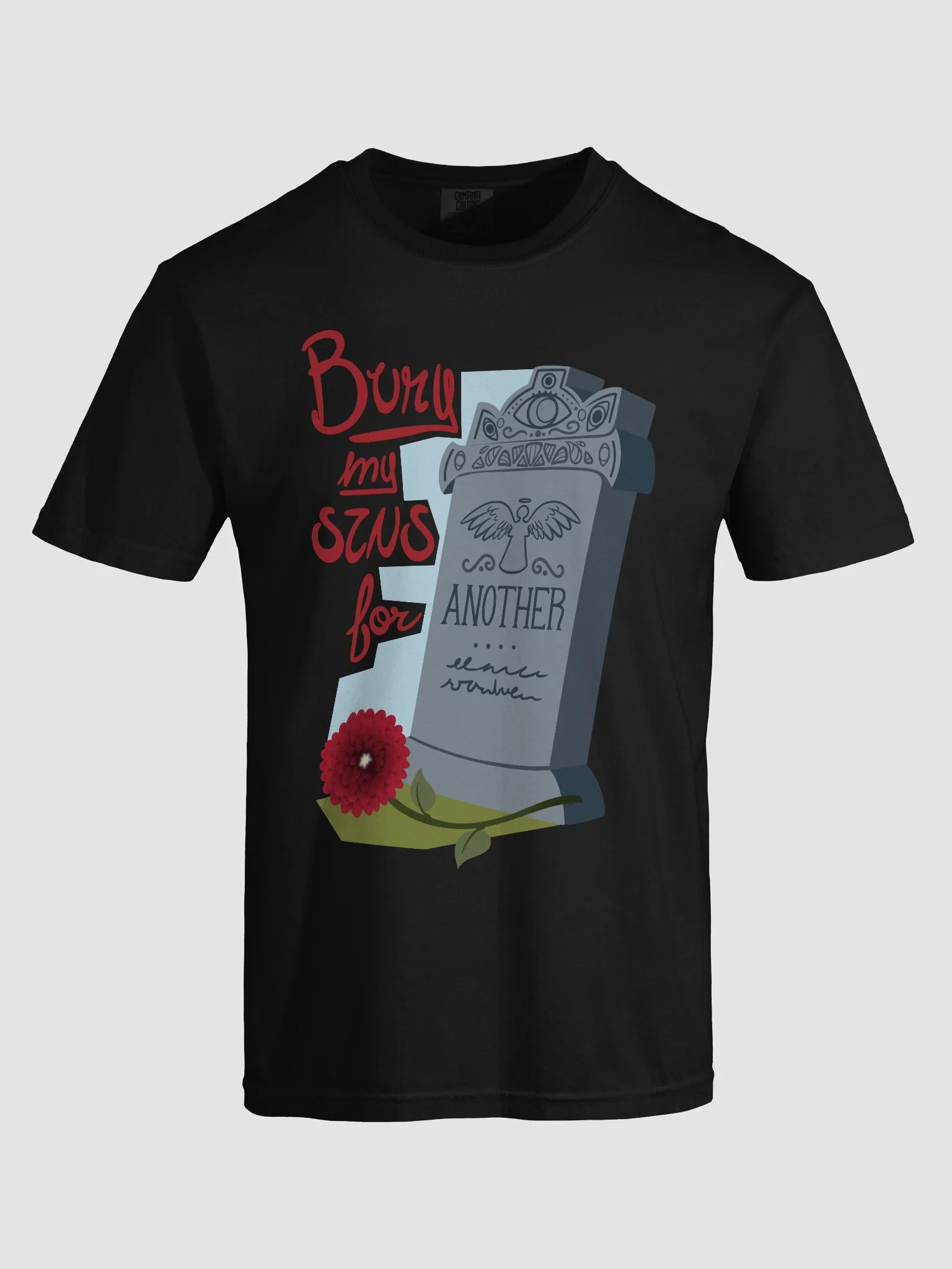 THE FIVE STAGES OF GRIEF BUT YOU'RE STILL ALIVE: Graveyard Logo Graphic (VER 2) product image (94)