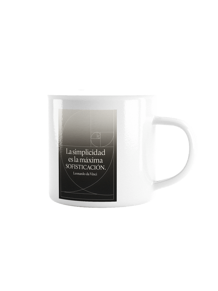 TAZA ultra-premium Leonardo da Vinci simplicidad con máxima calidad técnica product image (1)