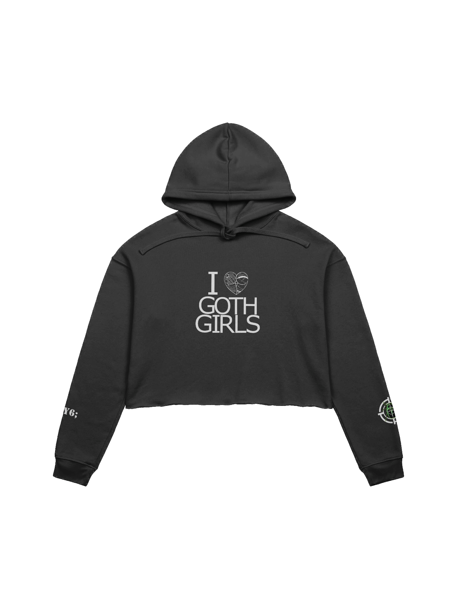 Goth Girls - Fleece Cropped Hoodie product image (1)