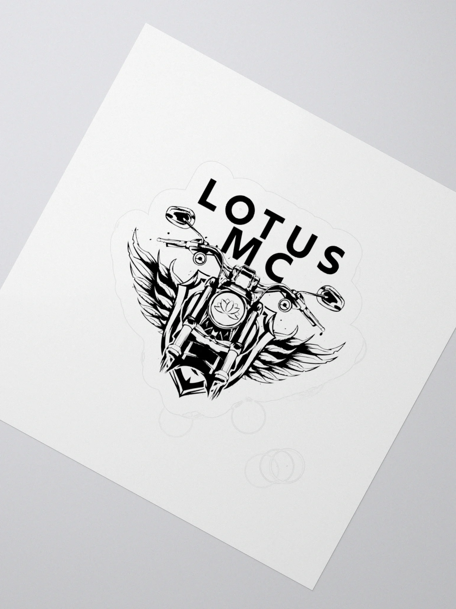 Vegas Lotus MC Sticker product image (4)