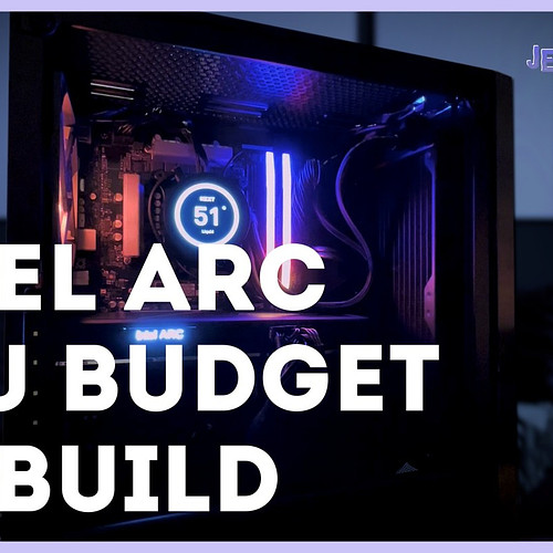 Super excited to announce I've partnered with @intelgraphics to build a *budget beginner gaming PC* utilizing the new #IntelA...