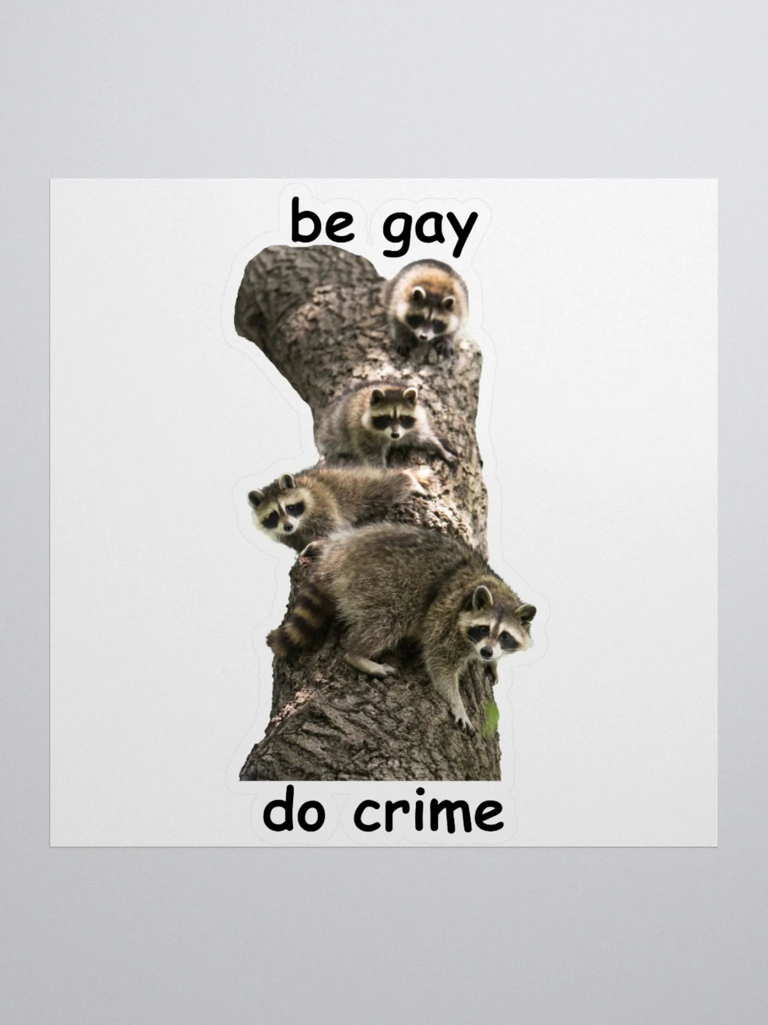 Be Gay Do Crime Sticker product image (1)