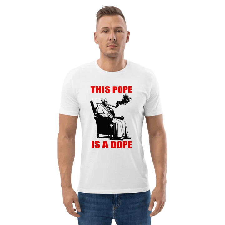 I LIKE THE POPE THE POPE SMOKES DOPE T-SHIRT product image (2)