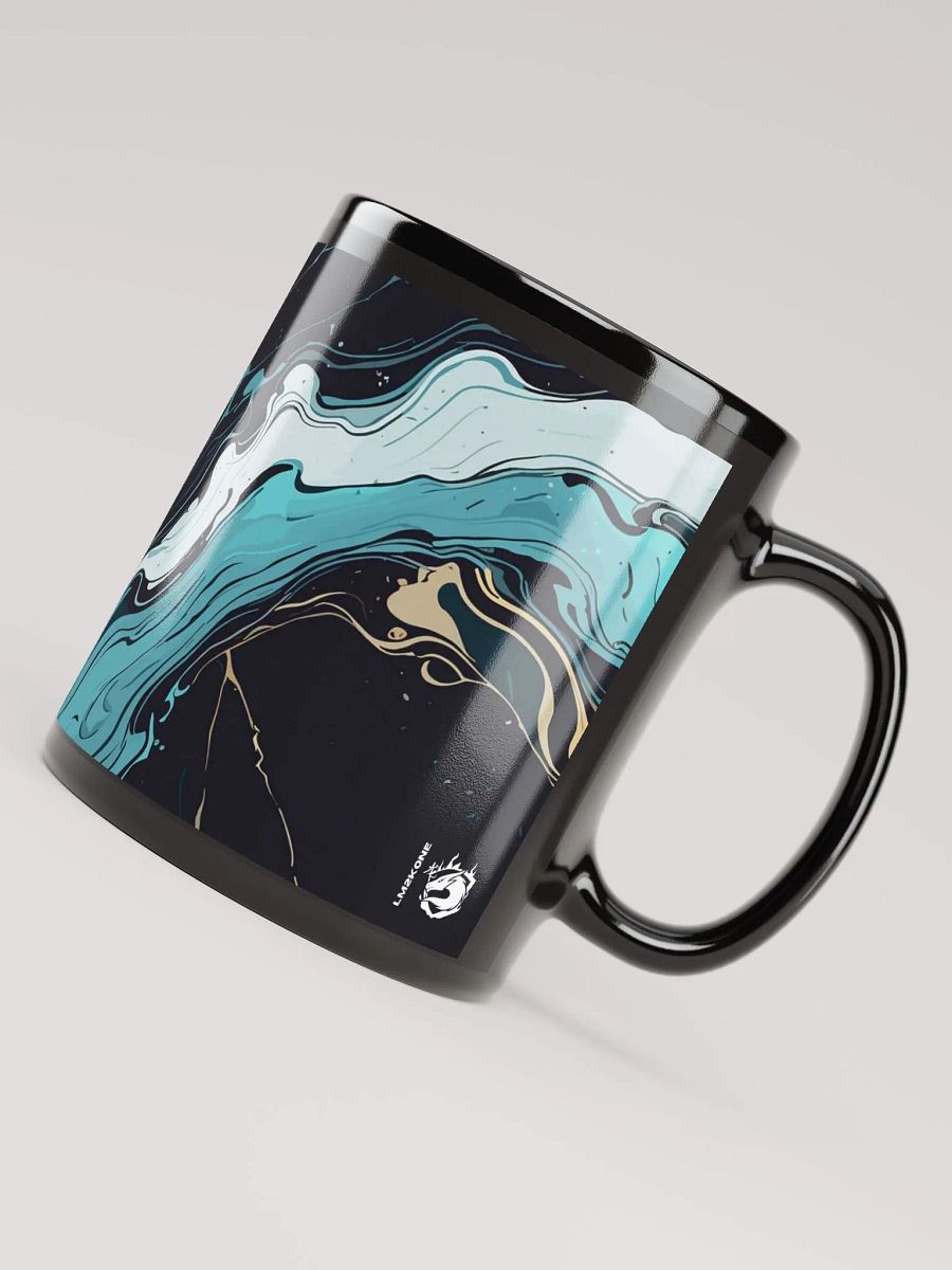 Marbled Swirls Black Marble Mug product image (5)