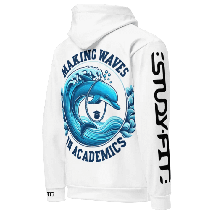 Making waves in academics - Recycled Hoodie product image (1)