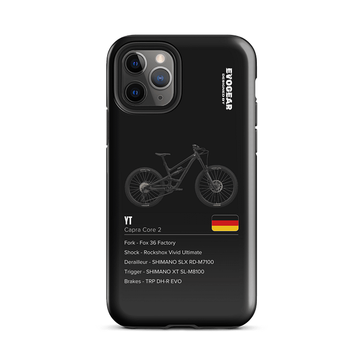 Black YT Capra Core 2 iPhone Case product image (49)