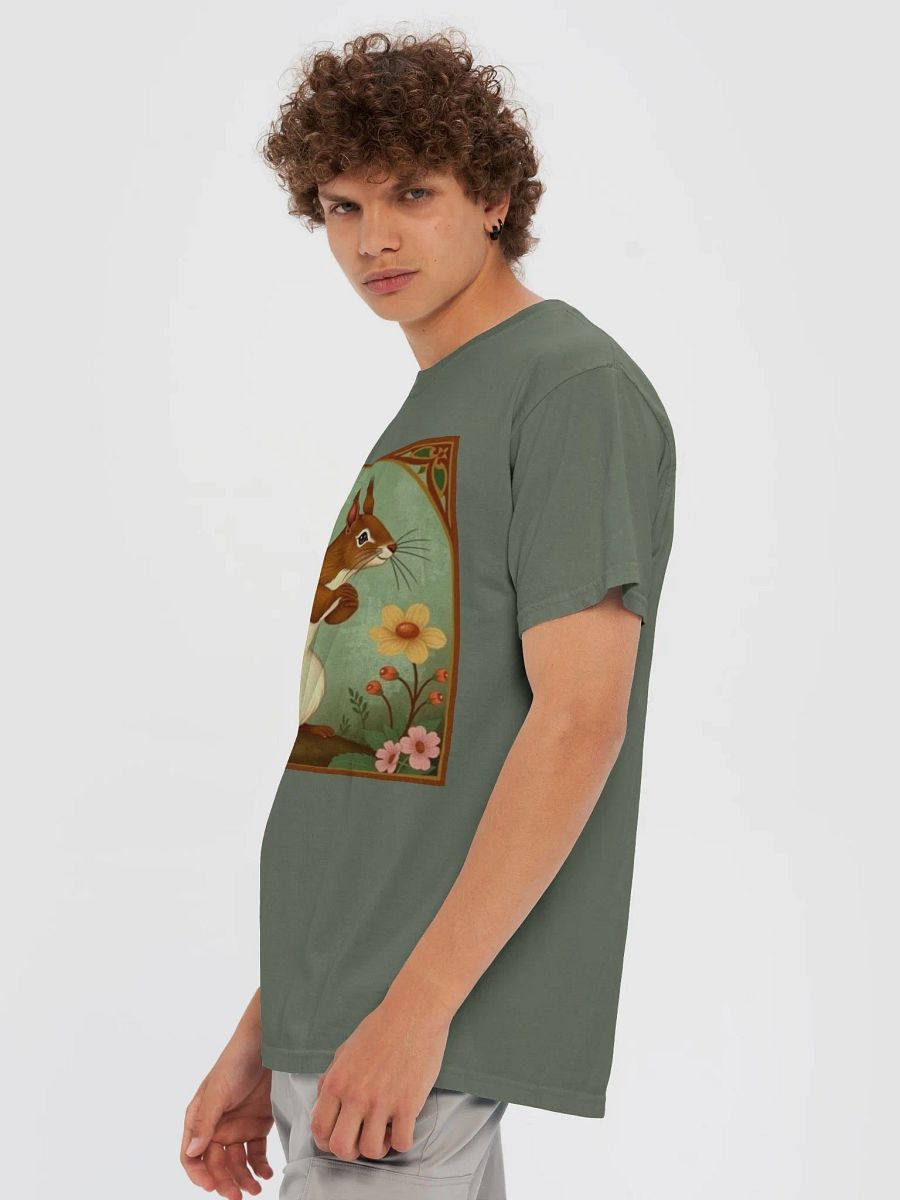 Ultimate Comfort: Garment-Dyed Cotton T-Shirt Art Nouveau Style product image (6)