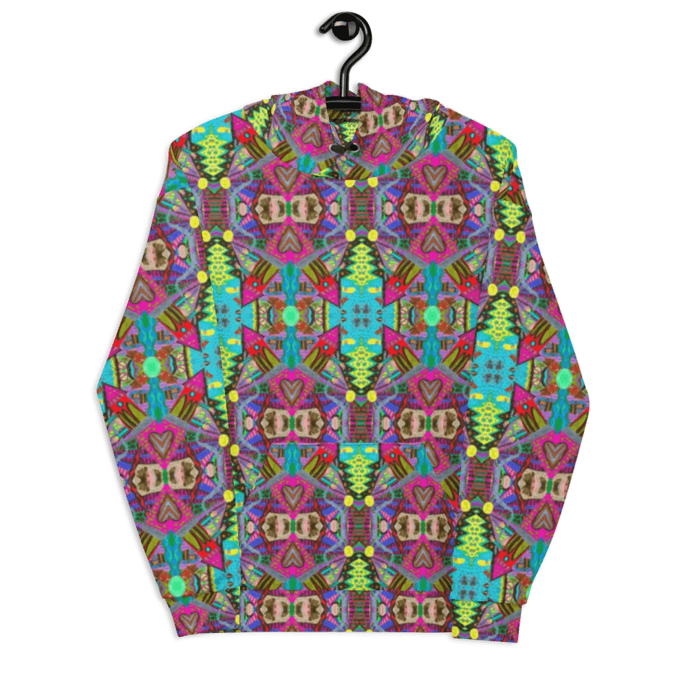 Abstract Doodle Art Tower Moment Unisex Pull Over Hoodie product image (9)