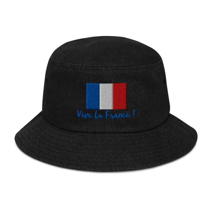 Vive la France! Denim Bucket Hat product image (1)