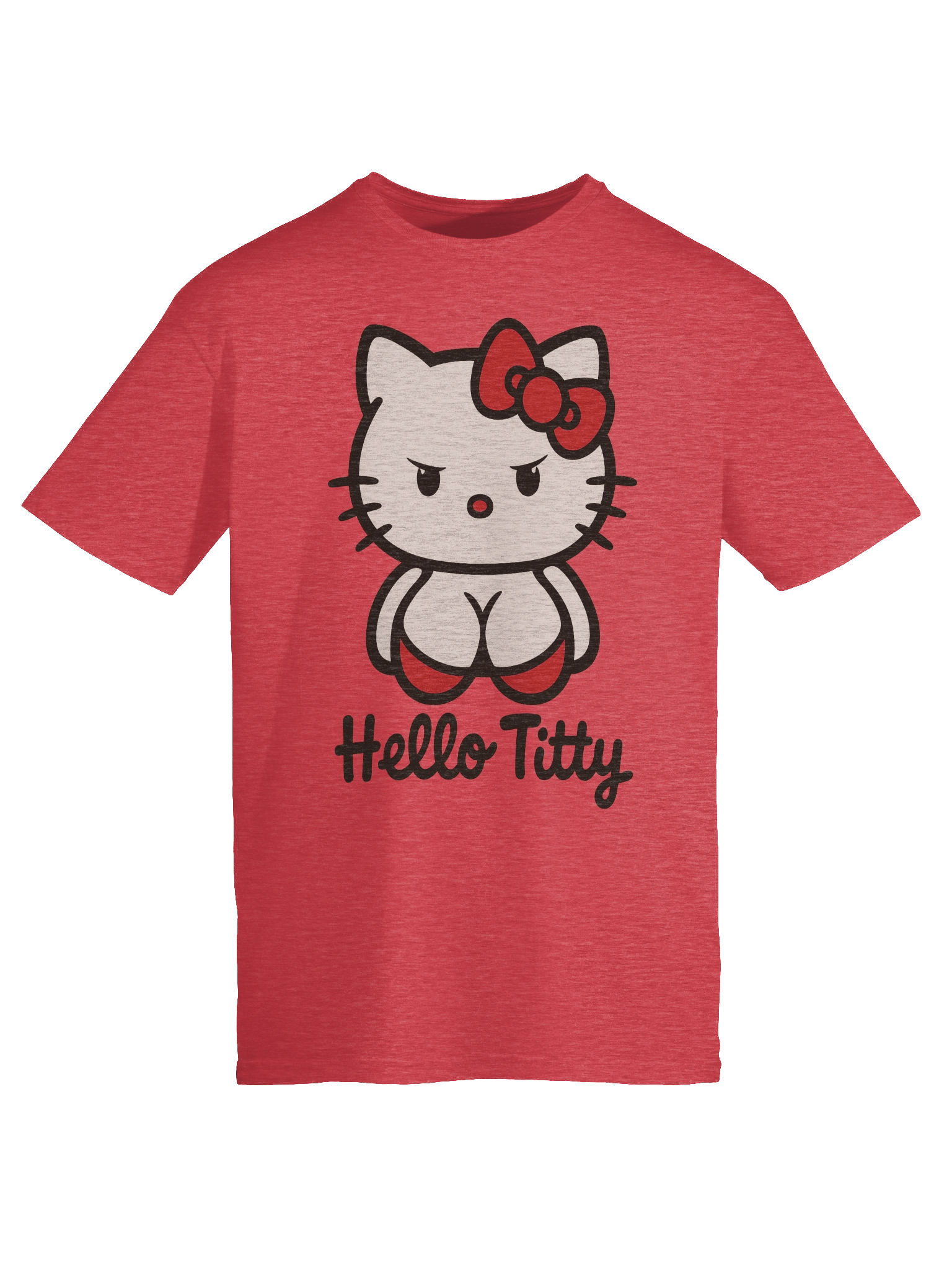 Hello Kitty Parody T-Shirt | Funny Adult Meme Tee for Gamers & Collectors product image (9)