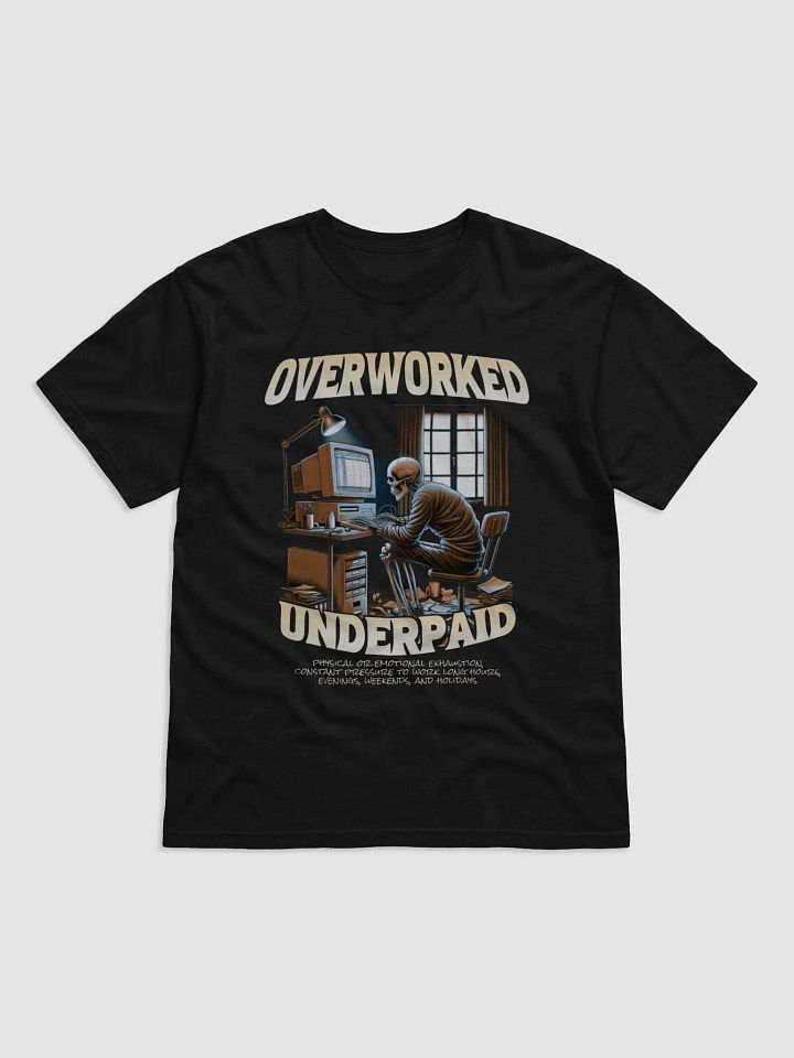 Skeleton Overworked T-Shirt product image (1)