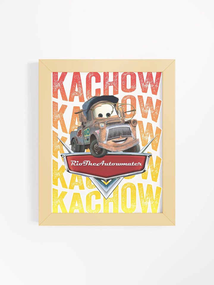 RioTowmater Kachow Framed Poster product image (1)