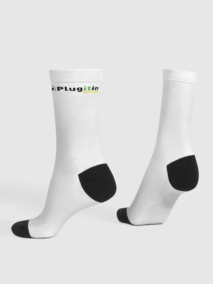 Plug It In Solar High-Quality Premium Sustainable Crew Socks product image (4)