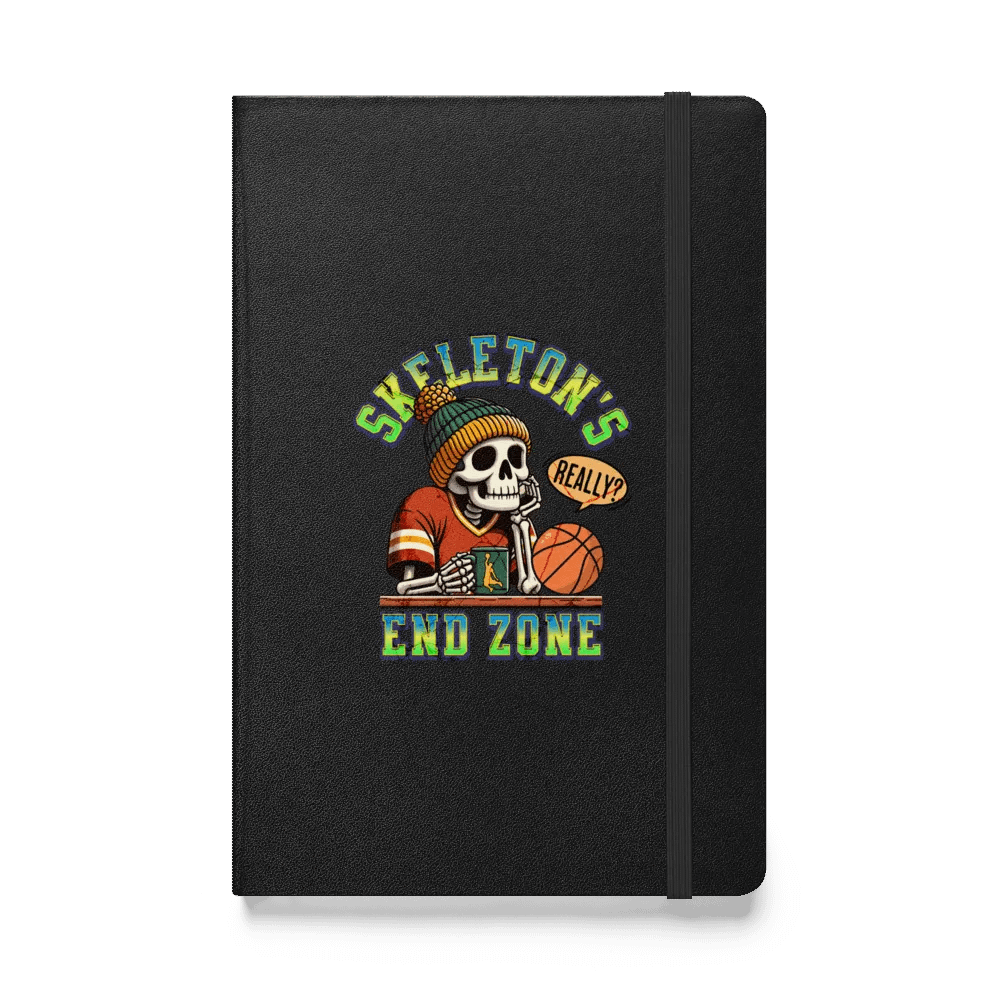 Skeletons End Zone Basketball Hardcover Journal product image (1)