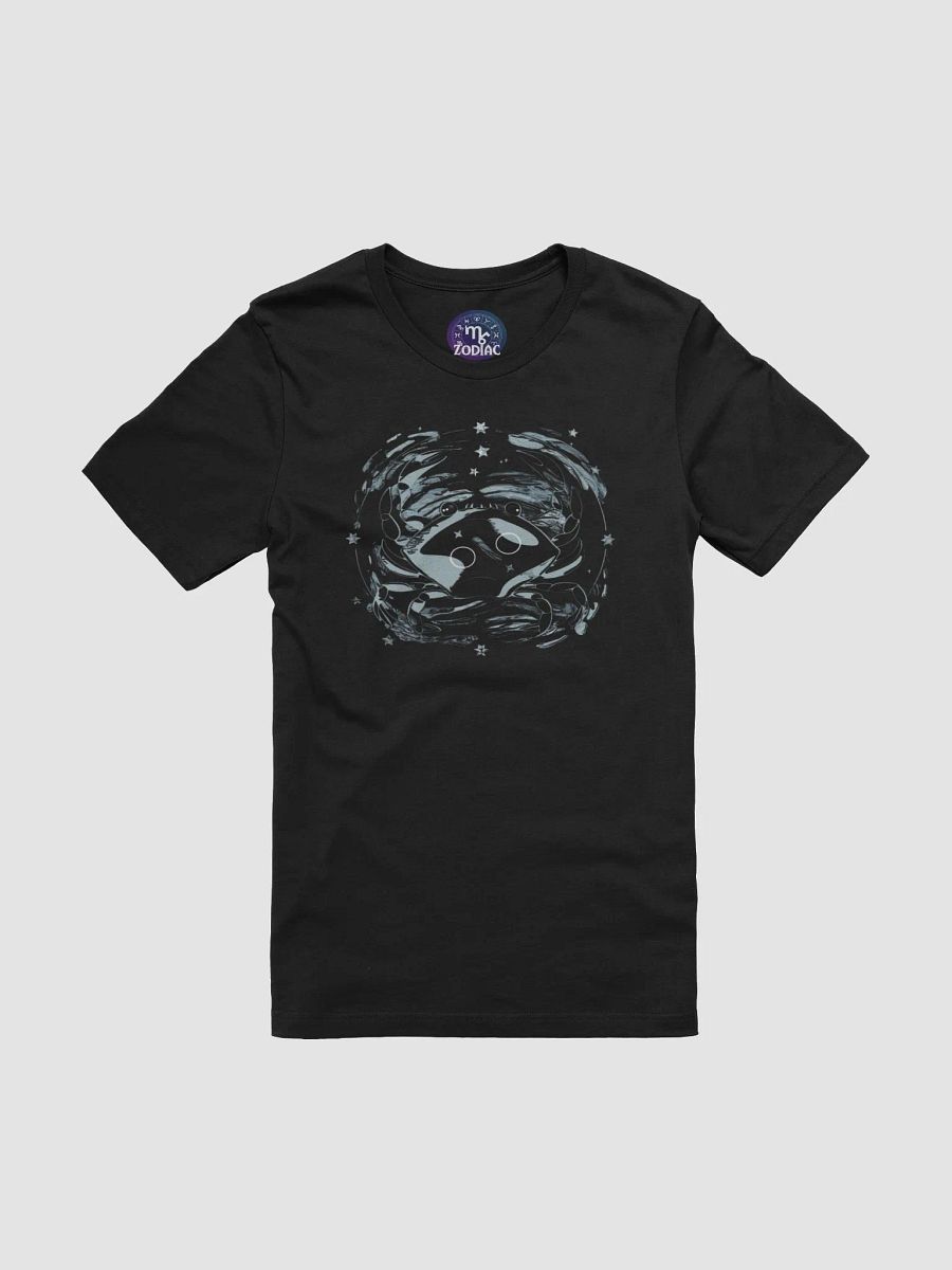 Exclusive Cancer Zodiac T-Shirt - Perfect Astrology Gift with Ethereal Crab and Cosmic Design product image (3)