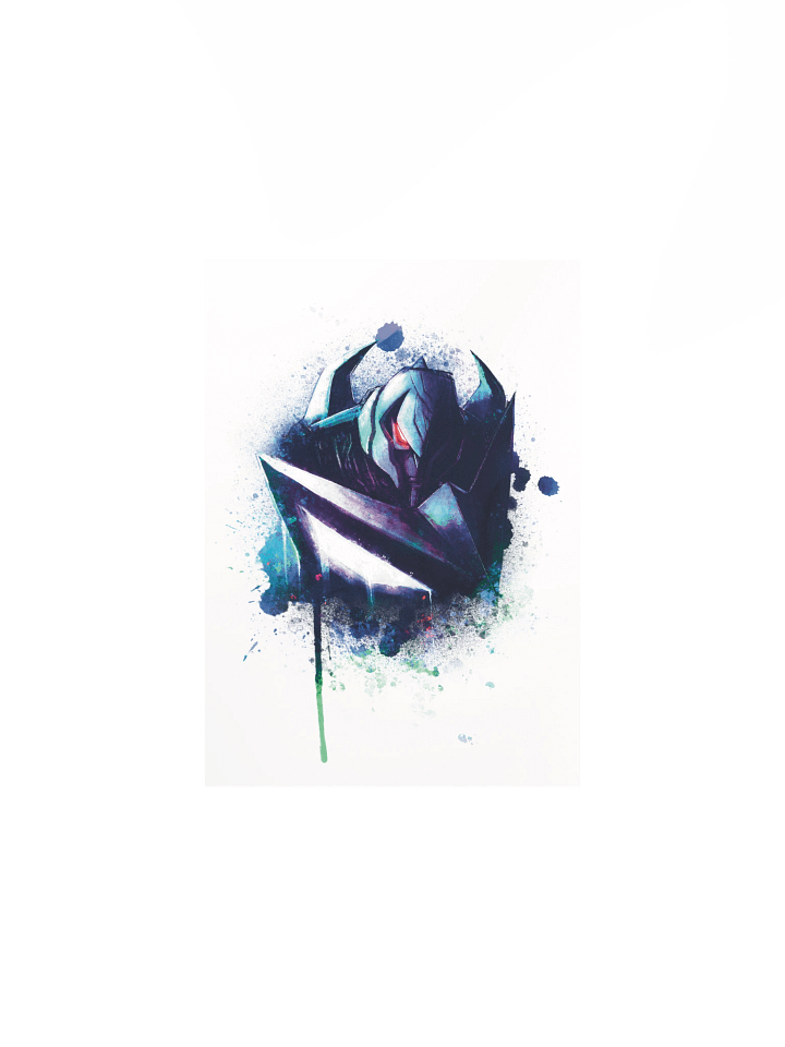 Graphic Spray Poster - Hero (White) product image (1)