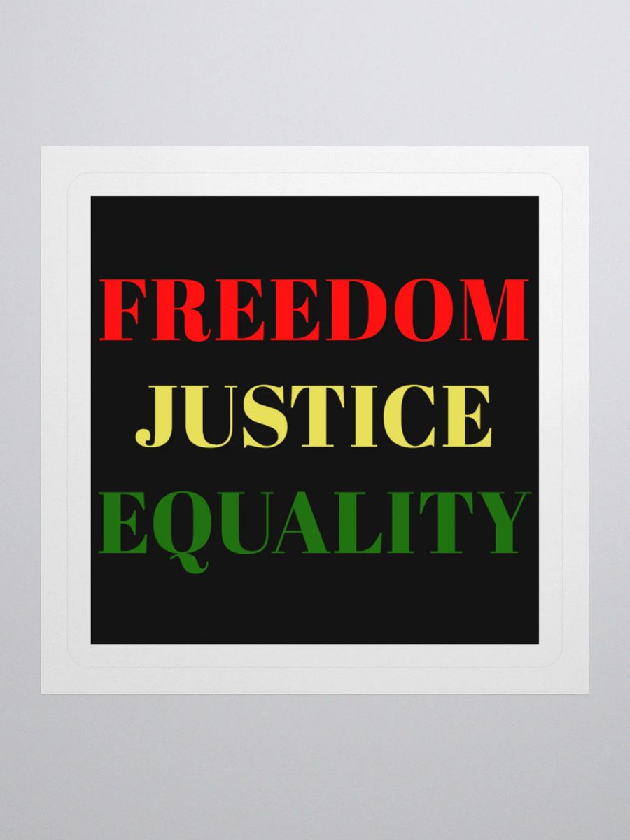 Freedom, Justice, Equality Sticker Set product image (2)