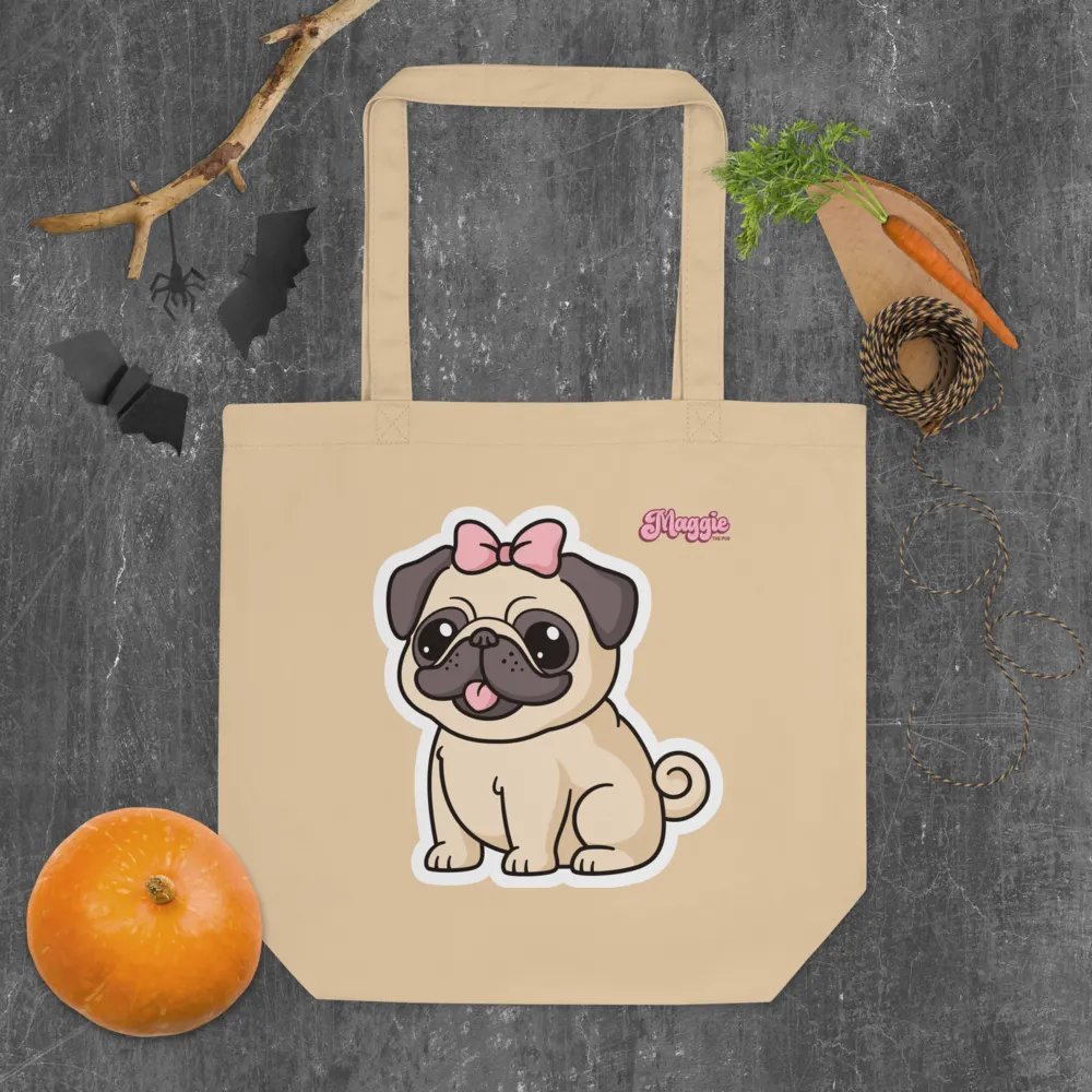 Pug Maggie's Bestie Tote Bag product image (12)
