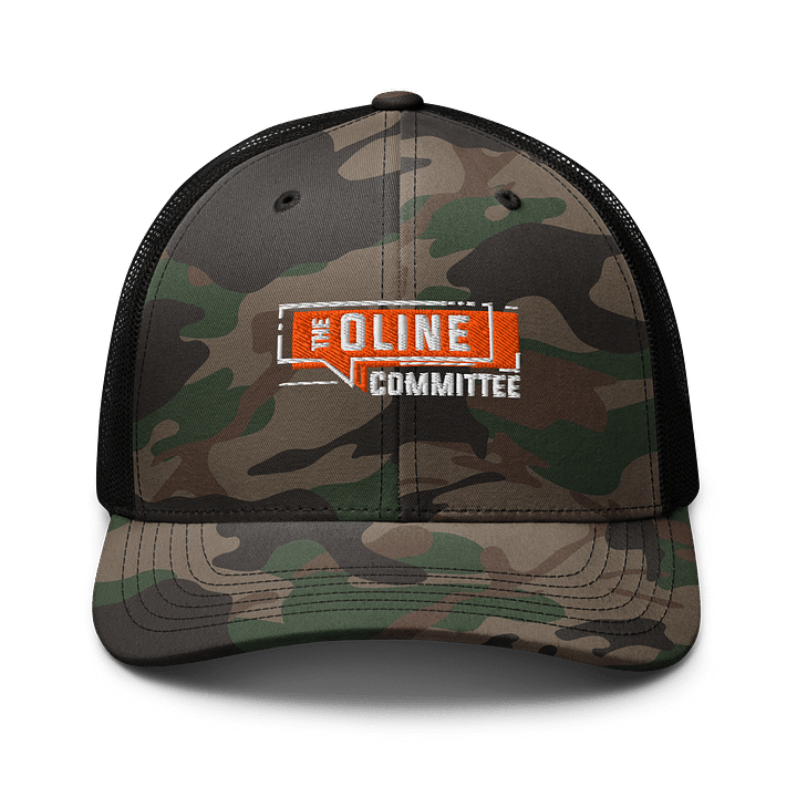 OLine Committee Camouflage Trucker Hat! product image (1)