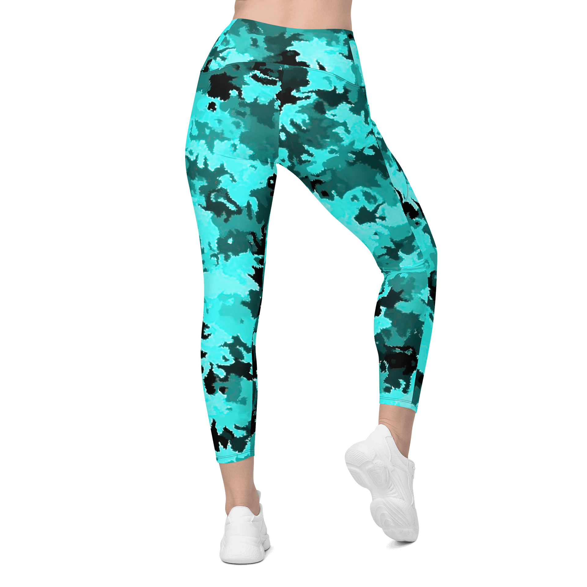Teal Leggings with Pockets product image (2)