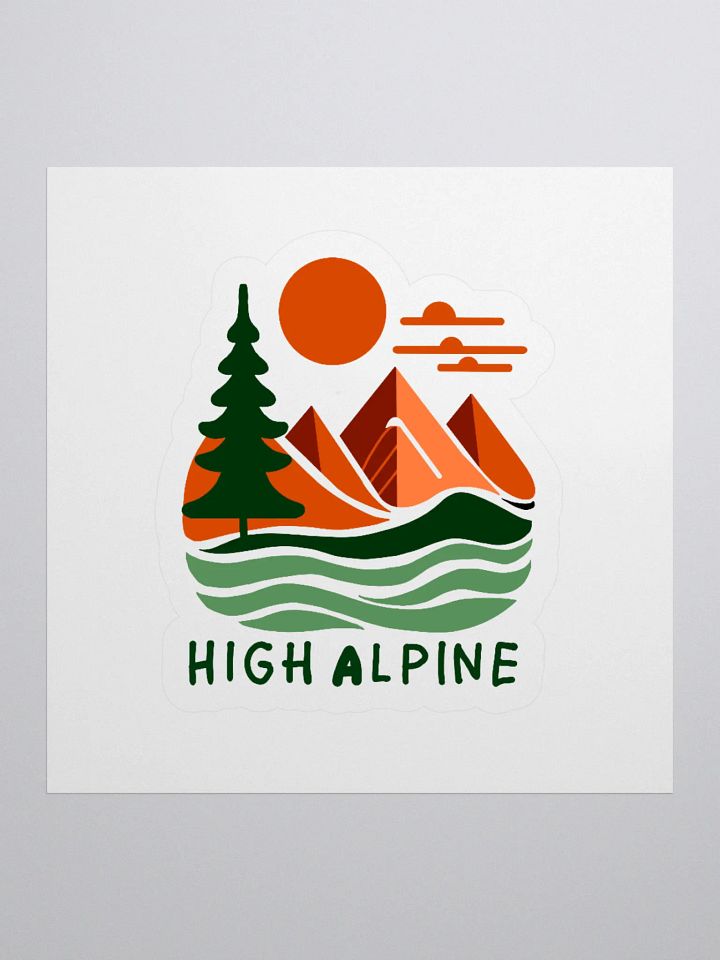 High Alpine Kiss Cut Stickers product image (3)