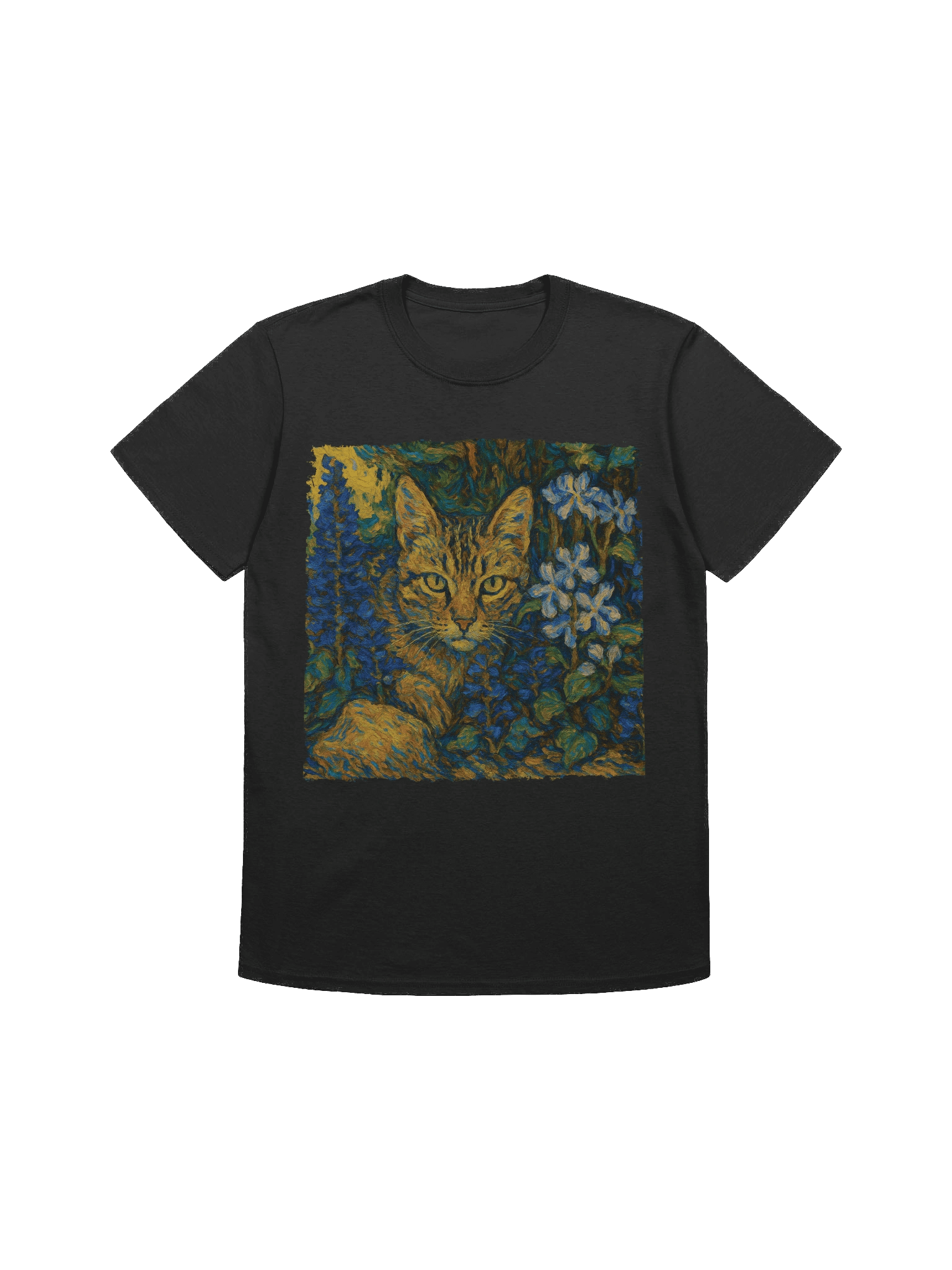 Feline Among Flowers T-Shirt product image (4)