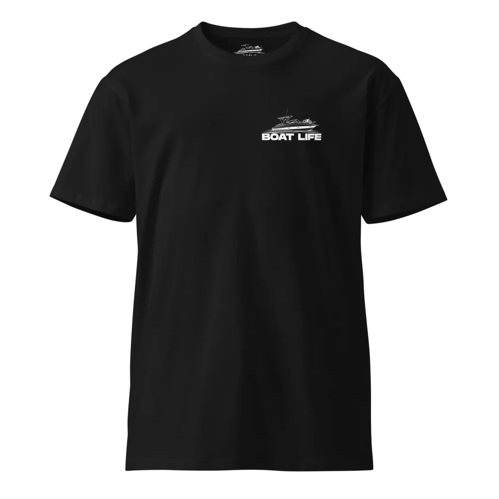 Boat Life Minimalist Tee (Dark Colors) product image (1)